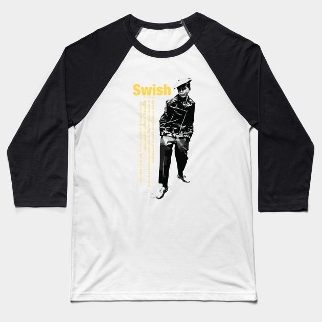 Swish Cool Baseball T-Shirt by Echo Shop